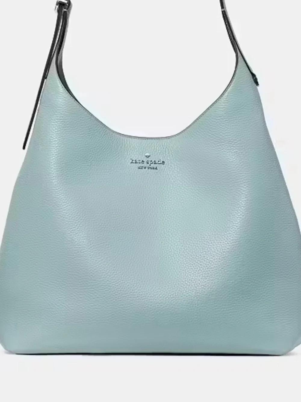 kate spade Pebbled Leather Hobo Shoulder Bag in Pale Blue - Picture 3 of 3